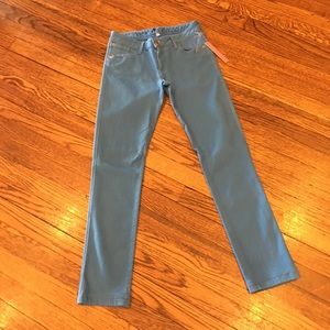 Alice and Olivia Size 4 NWT Turquoise Jeans
